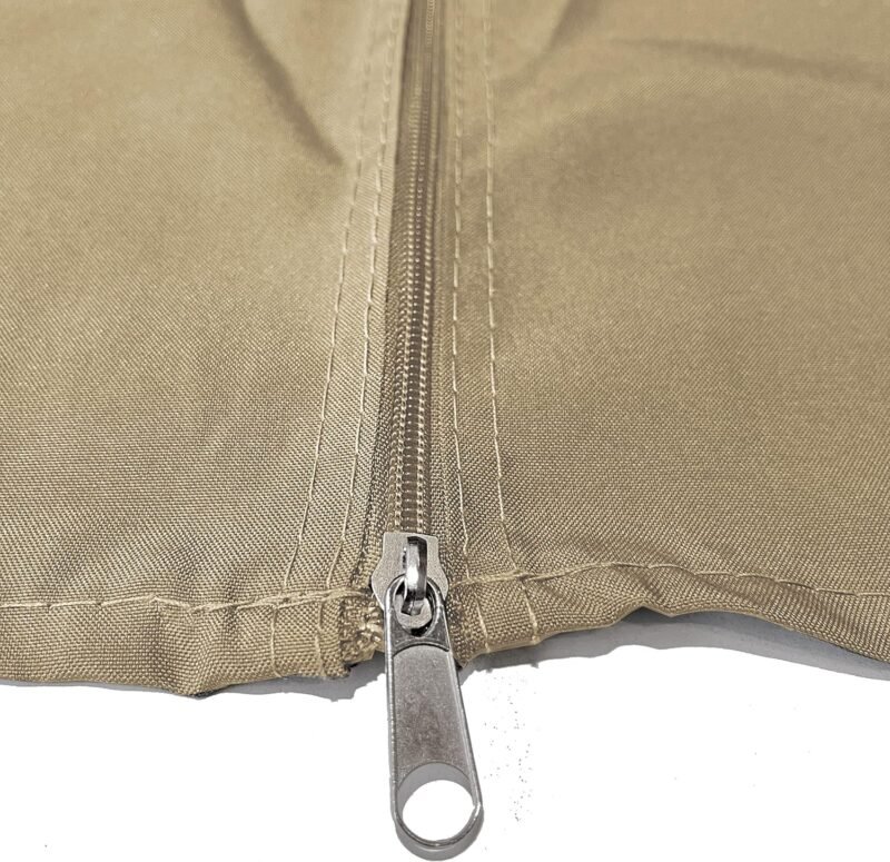 QUICK STAR 2 Paneles Laterales con Cremallera 400/300x197cm para pabellones 3x4m Pared Lateral Beige RAL 1001 - Imagen 6