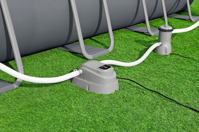 BESTWAY Calentador de Agua Eléctrico 42,6x26,6x18,7 cm Gris - Imagen 11