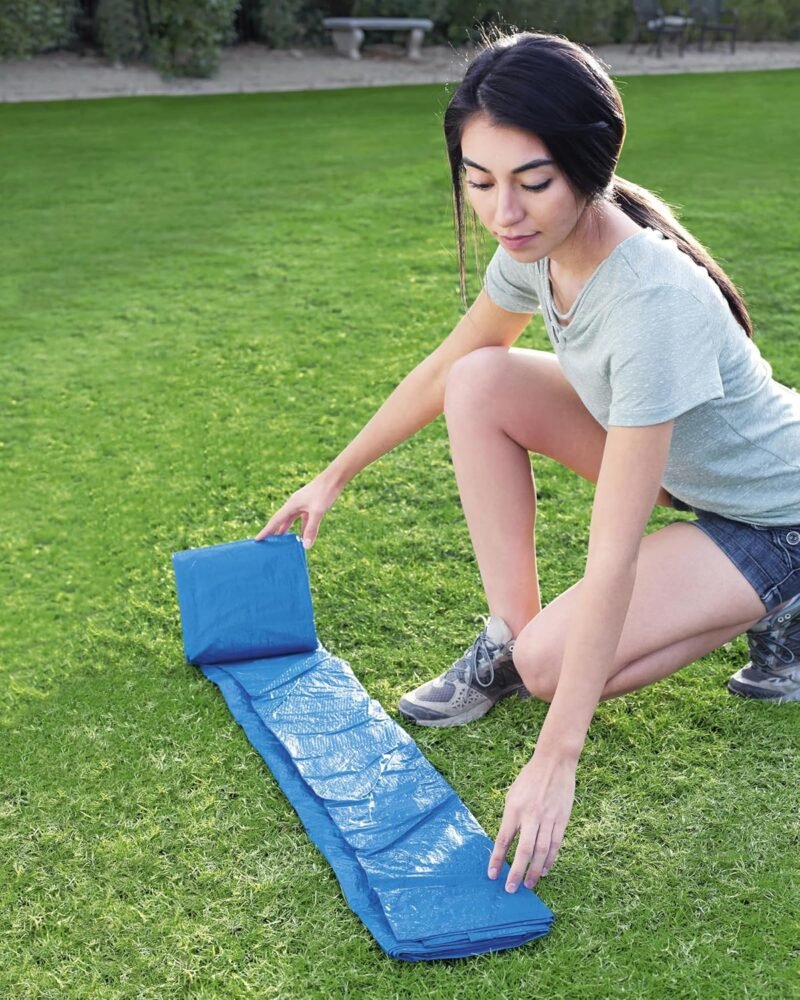 BESTWAY Tapiz Protector de Suelo 335x335 cm para Piscinas Desmontables Azul - Imagen 7