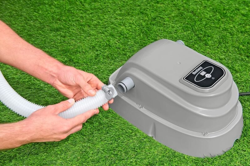 BESTWAY Calentador de Agua Eléctrico 42,6x26,6x18,7 cm Gris - Imagen 8