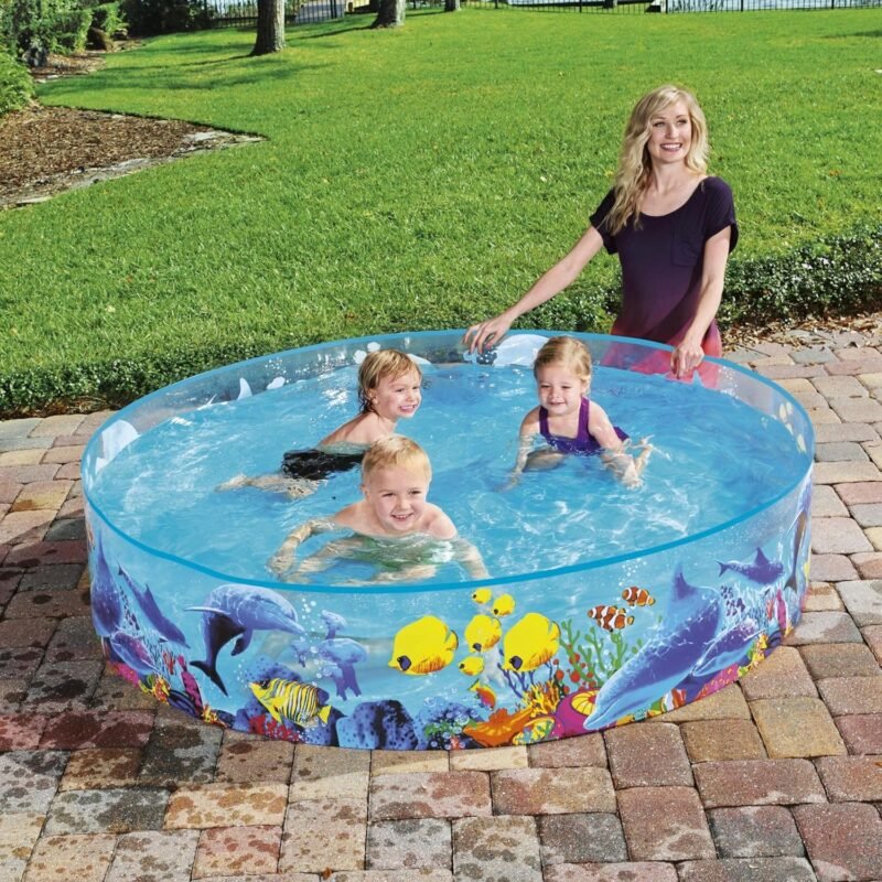 Bestway 55030 - Piscina Infantil Fill N' Fun 183 cm Animales Marinos - Imagen 3